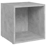 TV Cabinets 4 pcs Concrete Grey 37x35x37 cm Engineered Wood 805512