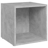 TV Cabinets 4 pcs Concrete Grey 37x35x37 cm Engineered Wood 805512