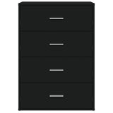 Sideboards 2 pcs Black 60x31x84 cm Engineered Wood 3276582
