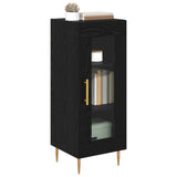 Sideboard Black oak 34 x 34.5 x 90 cm Engineered wood 881590