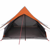 Family Tent with Roof Grey and Orange 315 x 286 x 200 cm 4100681