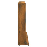 CD Cabinet Smoked Oak 100x23x89.5 cm Engineered Wood 815483