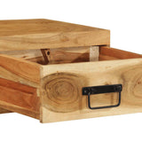 Wall-mounted TV Cabinet 80x30x19 cm Solid Wood Acacia 4017463