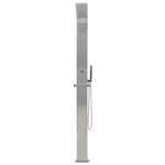 ZNTS Outdoor Shower Stainless Steel Curved 48199