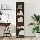 Book Cabinet Brown Oak 40x35x170.5 cm Engineered Wood 849143