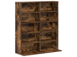 CD Cabinet Smoked Oak 65 x 23.5 x 97.5 cm Engineered Wood 8012682