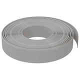Garden Edging 25 m 10 cm PE Grey 42036845