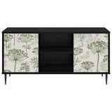 TV Cabinet GOTHA 102 x 33 x 51 cm Black Oak Engineered Wood 8007068
