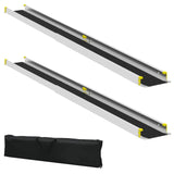 Ramp for Wheelchair 270 kg 2 pcs Black 213.5 x 19.5 x 5.5 cm 42021093