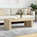 Coffee Table Sonoma Oak 102x50x36 cm Engineered Wood 823369