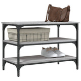 Shoe Bench Grey Sonoma 70x38.5x49 cm Engineered Wood 839041