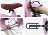 Kids Bike 12 Inches for 2-4 Years Old Light Pink 42009193