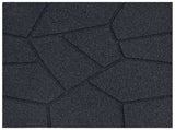 Stepping Stone 6 pcs Black 40.5 x 40.5 x 2 cm Rubber 42030072