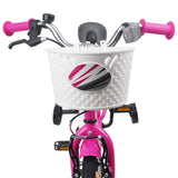 Kids Bike 12 Inches for 2-4 Years Old Dark Pink 42009582