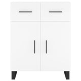 Highboard White 69.5x34x180 cm Engineered Wood 3200537