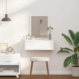 Dressing Table White 60 x 40 x 70 cm Engineered Wood 865190