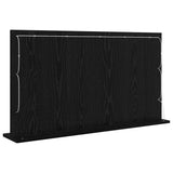 Vanity Mirror Rectangular Black Oak 100 x 55 x 18 cm 868302