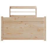 Bed Frame with Headboard without Mattress 90x200 cm 3306756