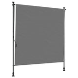 Outdoor Roller Blind Light Grey 100 x 270 cm 42037133