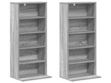 CD Cabinet 2 pcs Grey Sonoma 33 x 23.5 x 97.5 cm 8012701