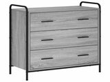 Sideboard Grey Sonoma 73 x 33 x 81 cm Engineered Wood 8013821