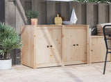 Kitchen Door MEPPEL 2 pcs Cream 50 x 9 x 82 cm Solid Pine wood 868170