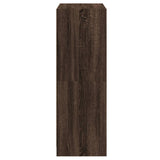 Highboard with Doors Brown Oak 68x37x109 cm Engineered Wood 3295856