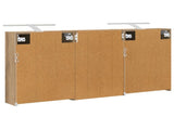 Bathroom Cabinet Set 3 pcs 126 x 16 x 62.5 cm Engineered wood 3403839