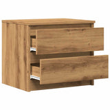 ZNTS Bedside Cabinet Artisan Oak 50x40x43.5 cm Engineered Wood 856520