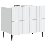 Bedside Cabinet White 62 x 34.5 x 49.5 cm Engineered Wood 894315