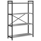 Bookshelf Grey sonoma 80 x 30 x 120 cm Engineered Wood 868422