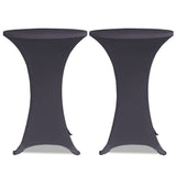 Stretch Table Cover 4 pcs 70 cm Anthracite 279085