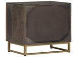 Handmade Bedside Cabinet Coffee Brown 40 x 30 x 50 cm 42020069
