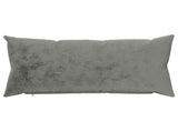 Cushion Cover 12 pcs HEERLEN Dark Grey 40 x 80 cm Flannel 910188