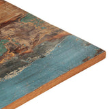 Table Top Multicolour Solid Reclaimed Wood 60x70 cm Durable 286053
