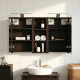 Bathroom Cabinet Set 3 pcs 80 x 10.5 x 50 cm Engineered wood 3403657