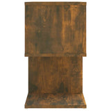 Bedside Cabinets 2 pcs Smoked Oak 50x30x51.5 cm Engineered Wood 815829