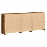 LED Sideboard Old Wood 162 x 37 x 67 cm Engineered Wood 3333115