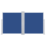 Retractable Side Awning Blue 140x600 cm 317992