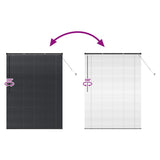 Venetian Blind Black 175 x 135 cm 25 mm Aluminium 42006154