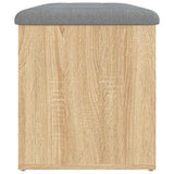 Storage Bench Sonoma Oak 82x42x45 cm Engineered Wood 835049