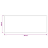 Doormat Light Grey 300 x 120 cm 100% Polyamide 42045765