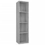 Book Cabinet/TV Cabinet Grey Sonoma 36x30x143 cm Engineered Wood 815247