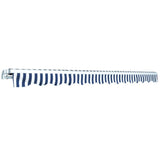 Folding Awning Manual Operated 450 cm Blue/White 275565