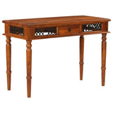 Desk with Drawer 110x50x76 cm Solid Wood Acacia 356973