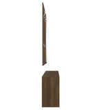 3-in-1 Shoe Cabinet Set Brown Oak Engineered Wood 342576
