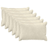 Cushion with Pillow HOUTEN 6 pcs Cream Microfiber Fleece 932270
