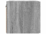 TV Wall Cabinet Wall-mounted 2 pcs Grey Sonoma 30 x 31 x 40 cm 892262