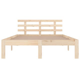 Bed Frame without Mattress Solid Wood 180x200 cm Super King Super King Size 814769