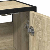 Bathroom Mirror Cabinet Sonoma Oak 65x20x60 cm Engineered Wood 849255